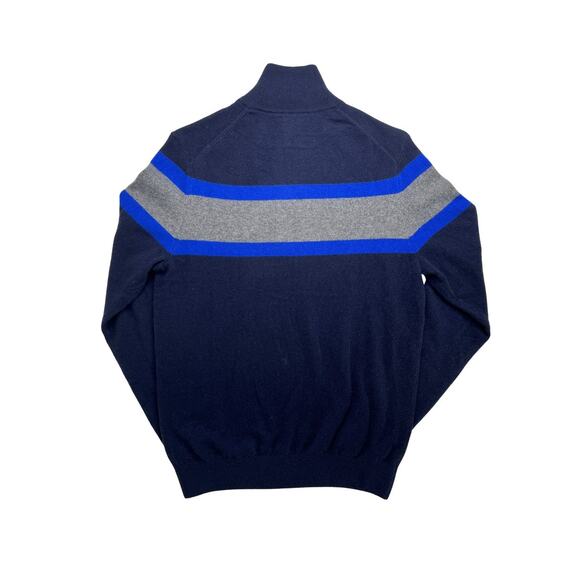 5-32 AMICALE NWT Men's Sweater Striped 100% Cashmere Small - Picture 2 of 11